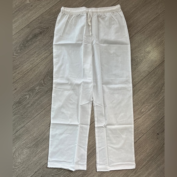 White Men's Kurta Pyjama Set NWT - Picture 3 of 3